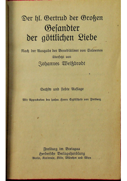 Gesandter der Gottlichen liebe 1920 r.