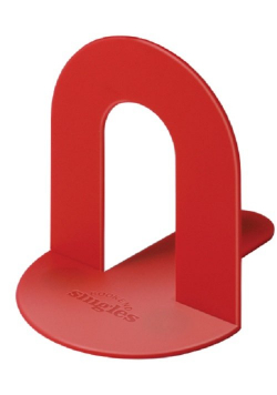 Book End - podpórka pod książki - czerwona