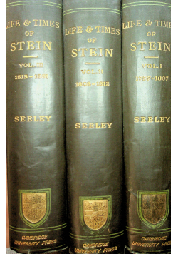Life and times of stain or Germany and Prussia in the Napoleonic Age 1878 r.