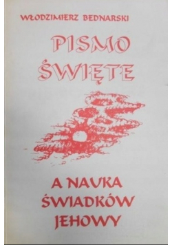 Pismo Święte a nauka świadków Jehowy