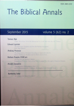 The biblical Annals volume 5