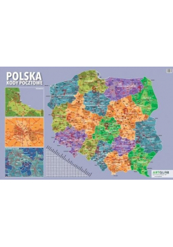 Podkładka na biurko - kody pocztowe Polska