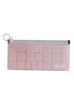 Teczka B6 PP z suwakiem Trend Pink HAPPY COLOR