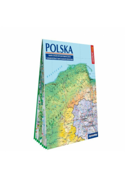 Polska - mapa ogólnogeograficzna 1:1 000 000 (XXL)