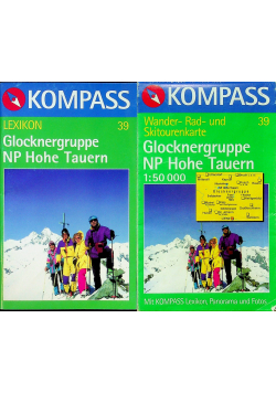 Kompass Lexikon 39 Glocknergruppe NP Hohe Tauren plus mapa