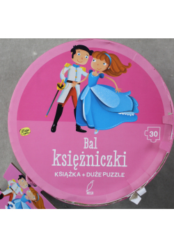 Bal księżniczki Książka z dużymi puzzlami w pudełku