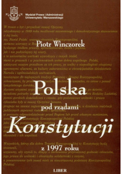 Polska pod rządami konstytucji z 1997 roku