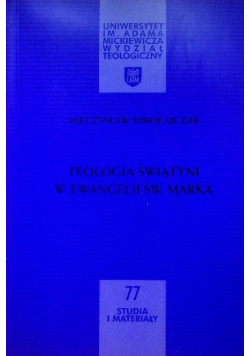 Teologia świątyni w Ewangelii św Marka