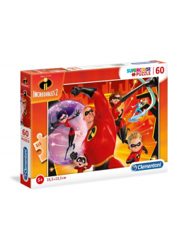 Puzzle 60 SuperColor Incredibles 2