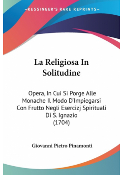 La Religiosa In Solitudine