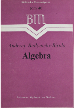 Algebra Tom 40