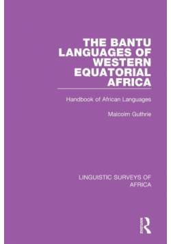 The Bantu Languages of Western Equatorial Africa