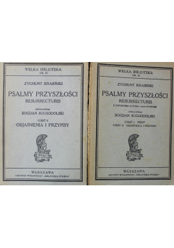 Psalmy przyszłości Część 1 i 2 ok 1929 r.