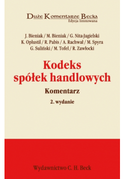 Kodeks spółek handlowych Komentarz