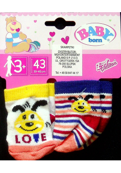 Baby born Skarpetki dla lalki 2pak