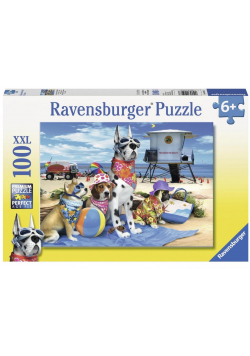 Puzzle 100 Brak psów na plaży