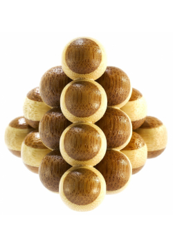 Łamigłówka 3D Bamboo Cannon Balls poziom 1/4