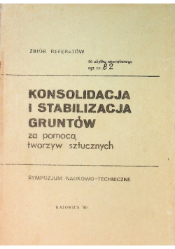 Konsolidacja i stabilizacja gruntów za pomocą tworzyw sztucznych