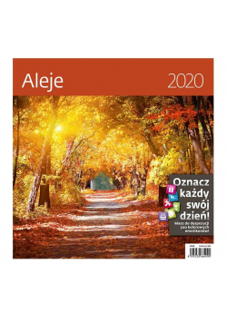 Kalendarz 2020 30x30cm Aleje HELMA