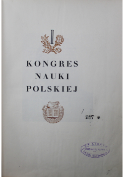 I Kongres Nauki Polskiej