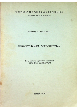 Termodynamika statystyczna