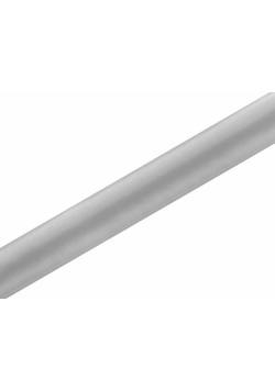Satyna gładka srebrny 0,36x9m