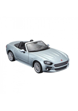 Fiat 124 Spider Silver 1:24 BBURAGO