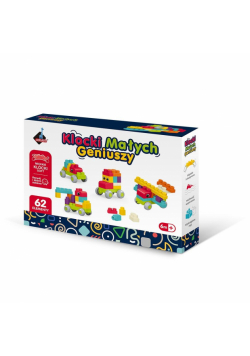 Klocki małych geniuszy soft 62 elementy
