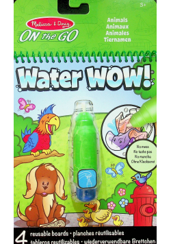 Kolorowanka wodna Water wow Animals