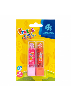 Gumka zapachowa w kształcie szminki Astra Frutos 2szt.blister