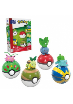 Mega Pokemon Drużyna Typu Trawiastego