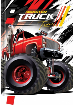 Pamiętnik Monster Truck Team 14x18cm 80 kartek