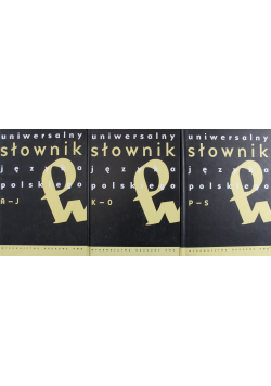 Uniwersalny słownik języka polskiego 3 Tomy