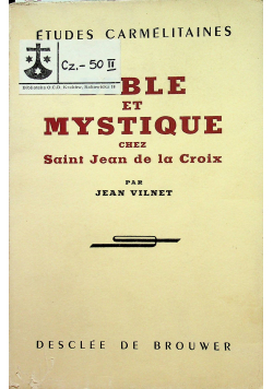 Bible et mystique 1949r