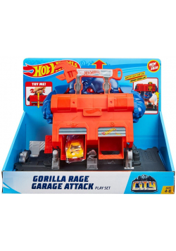 Hot Wheels City Zestaw z gorylem