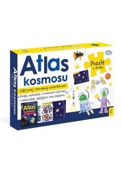 Pakiet Atlas kosmosu + mapa i puzzle