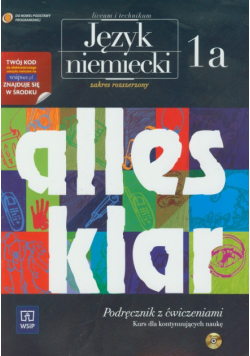Alles klar 1A Język niemiecki Podręcznik z ćwiczeniami z płytą CD
