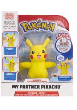 Pokemon Mój partner Pikachu figurka interaktywna