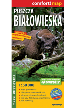 Puszcza Białowieska mapa turystyczna 1:50 000