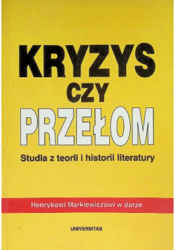 Kryzys czy przełom