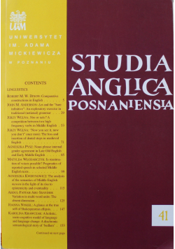Studia Anglica Posnaniensia nr 41