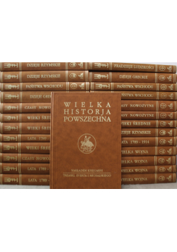 Wielka Historja Powszechna 26 tomów reprint 1934  1938 r.