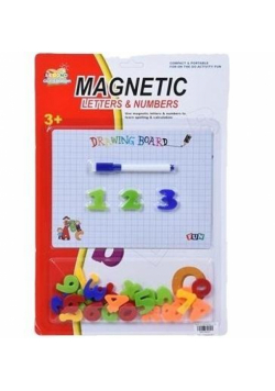 Tablica z magnetycznymi cyframi