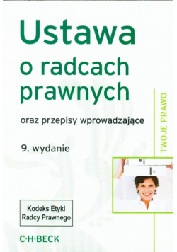 Ustawa o radcach prawnych