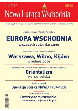 Nowa Europa Wschodnia nr 3 i 4 2017