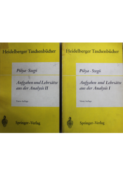 Aufgaben und Lehrsatze aus der Analysis Tom 73 I 74