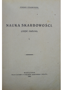 Nauka skarbowości 1924 r.