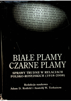 Białe plamy czarne plamy