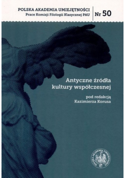 Antyczne źródła kultury współczesnej