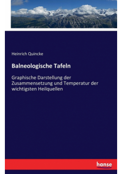 Balneologische Tafeln
